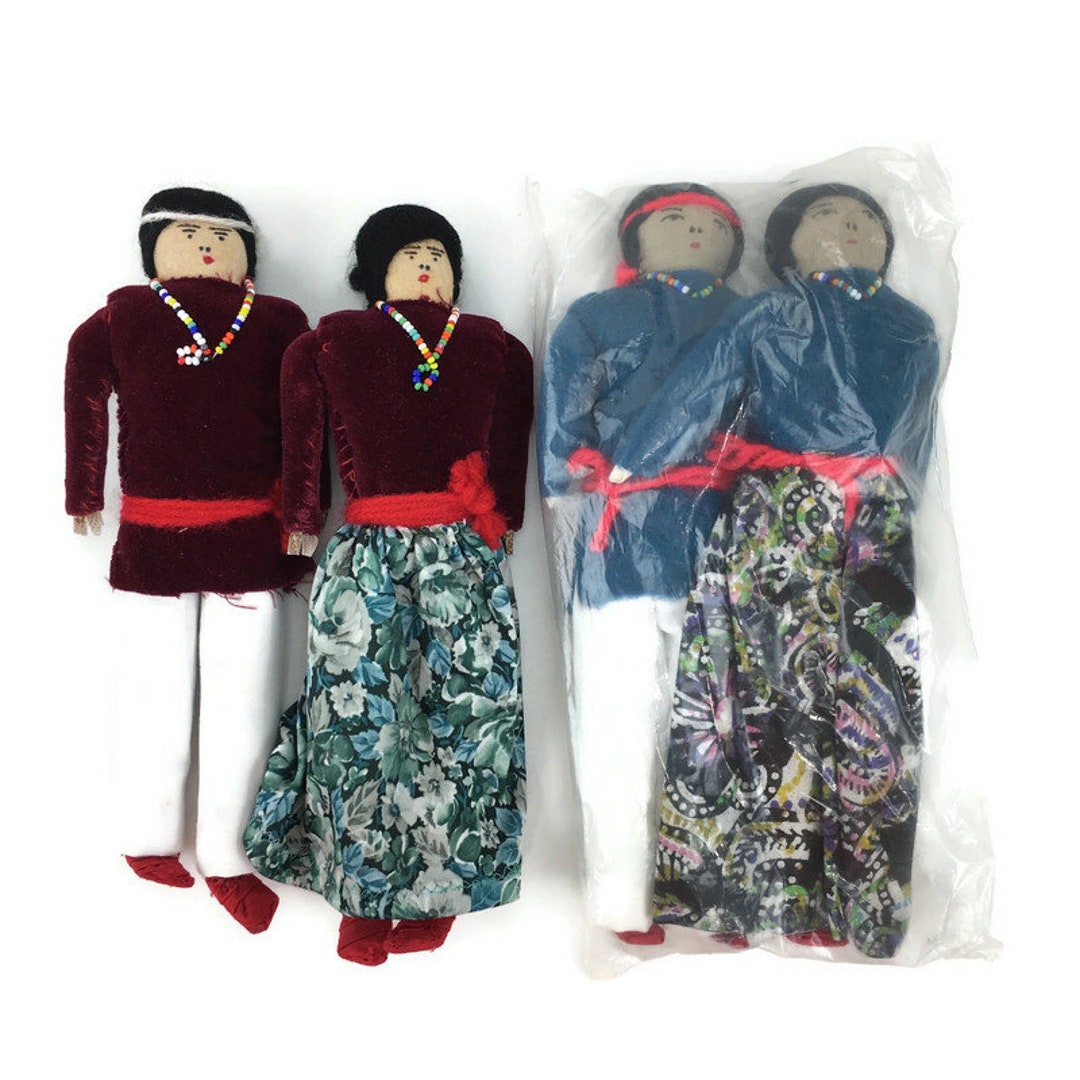 Traditional Handmade Punjabi Couple Dolls