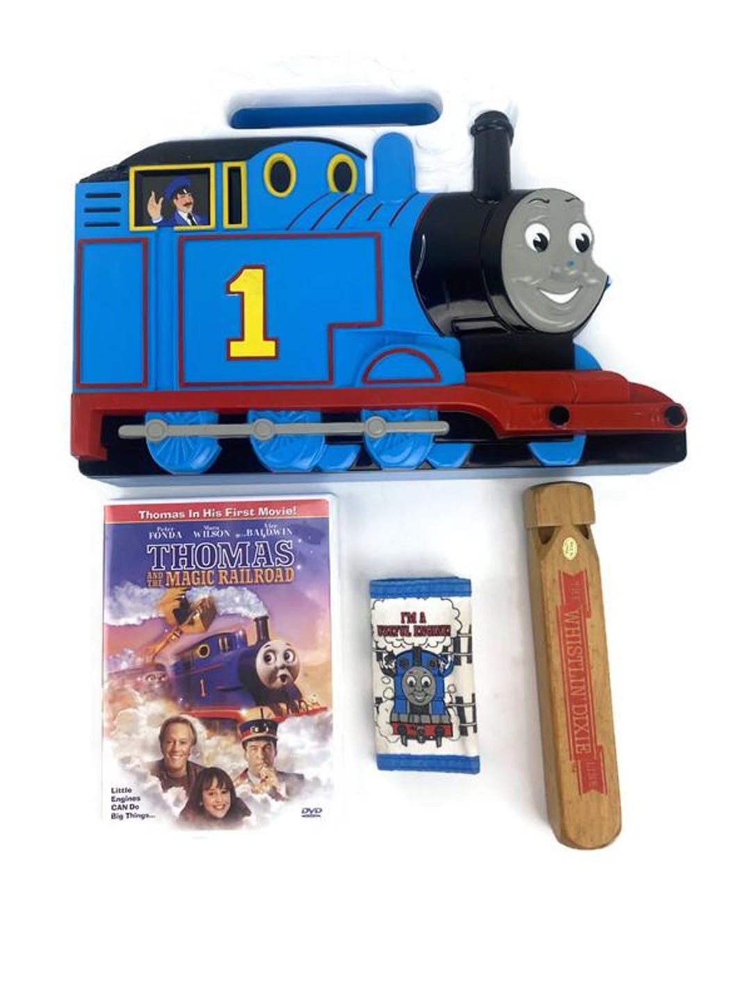 Thomas and the Magic Railroad Lot 4pc DVD Movie ERTL Train Carry