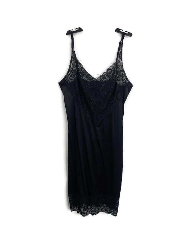 black under slips for dresses Whipped Slip in Black | Black Mini Slip Dress