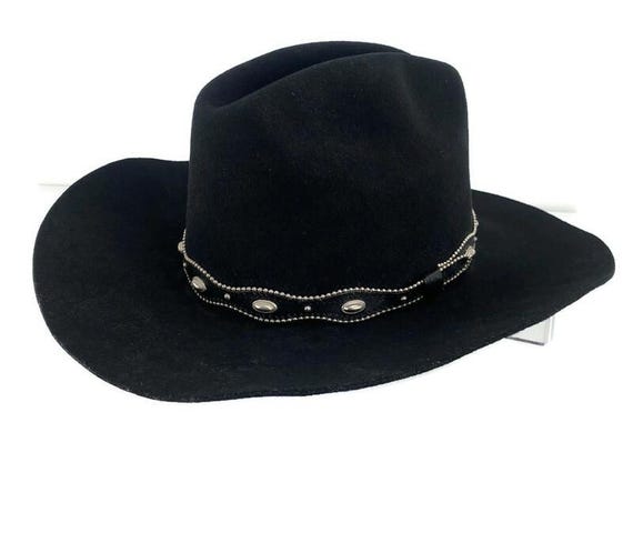 Chapeau Western en Feutre Noir - La Boutique de Chapeaux