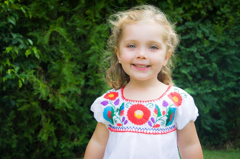 Girl Mexican blouse Etsy