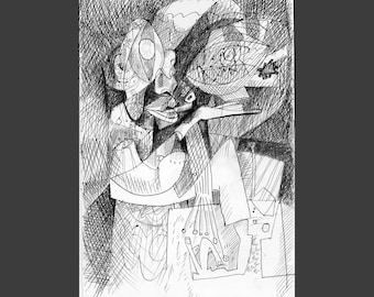Trance drawing B-7