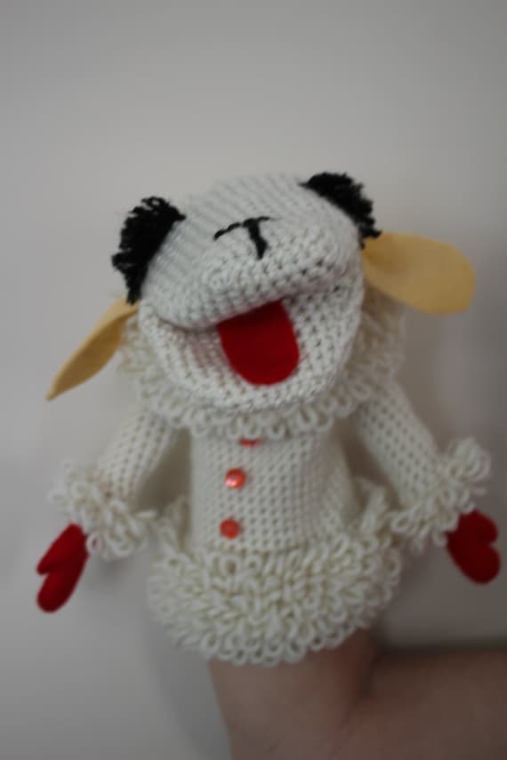 Lamb Chop Puppet New Lamb Hand Puppet Birthday Gift Etsy