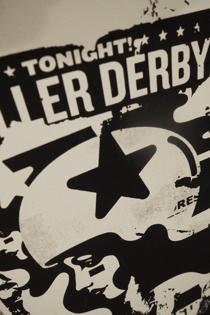 Skate Ink Graffiti Silk Screen Print Etsy