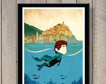 Póster de la película disney - LUCA