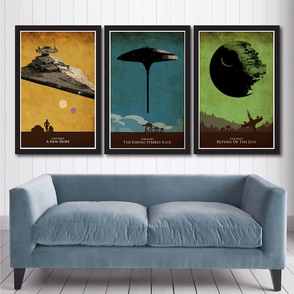 Star Wars Trilogy Poster Set