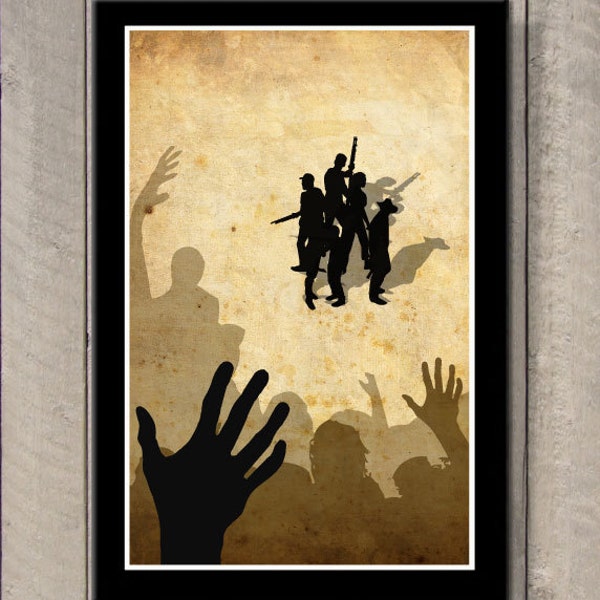 The Walking Dead Poster, Minimalist TWD Print
