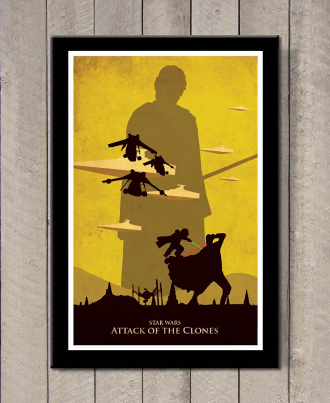 Star Wars Poster - Episode II – Attack of the Clones - Etsy