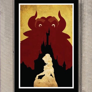 Disney movie poster - Beauty and the Beast