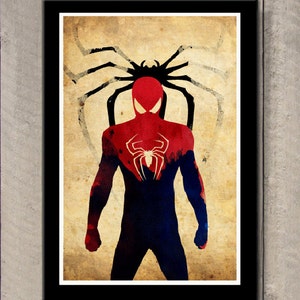 Minimalist Superhero Poster - Spiderman