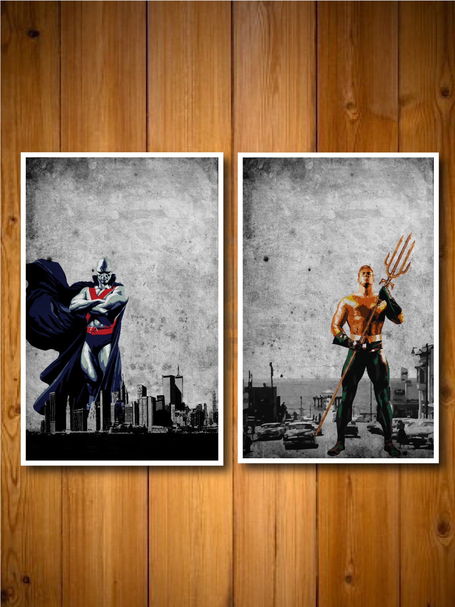 Justice League Poster Set | Etsy
