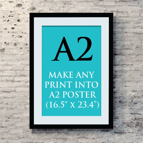 Poster op A2-formaat print A2 Etsy