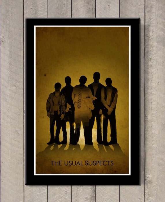 ユージュアル・サスペクツにインスパイアされた映画アートポスター
