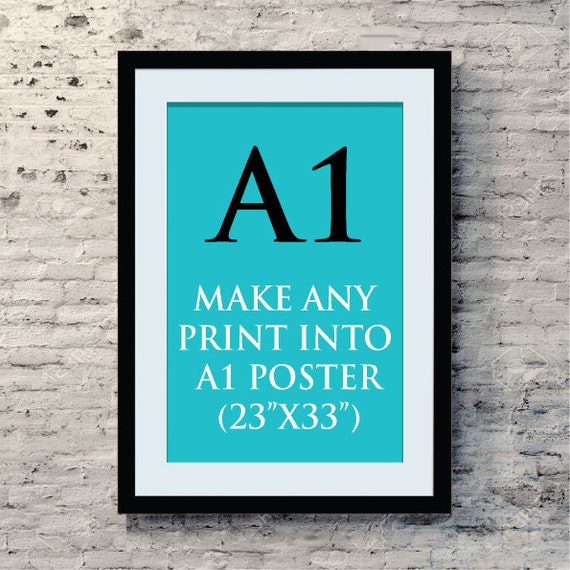 a1 poster size dimensions