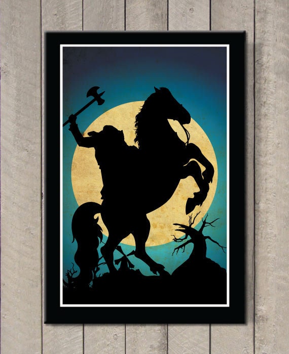 Sleepy Hollow Art Film Poster Tim Burton Classic Movie Poster Etsy Sleepy Hollow Art Film Poster Tim Burton Classic Movie Poster Etsy