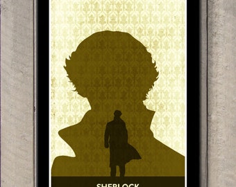 Sherlock 11X17 Print, Sherlock BBC Minimalist poster