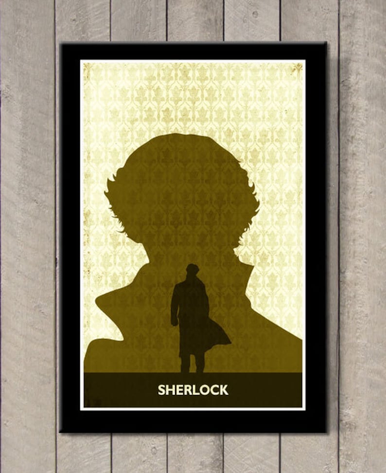 Sherlock 11X17 Print, Sherlock BBC Minimalist poster image 1