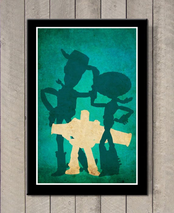 Disney Pixar Movie Poster - Toys Story - Etsy