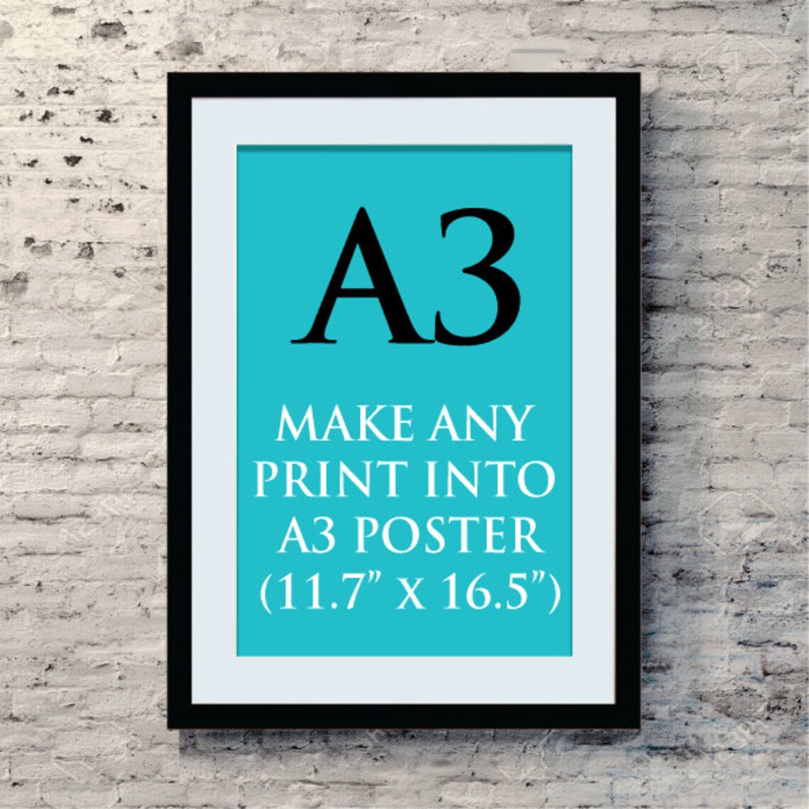 Any Print to A3 Size Poster Movieposter Industrial Print Etsy