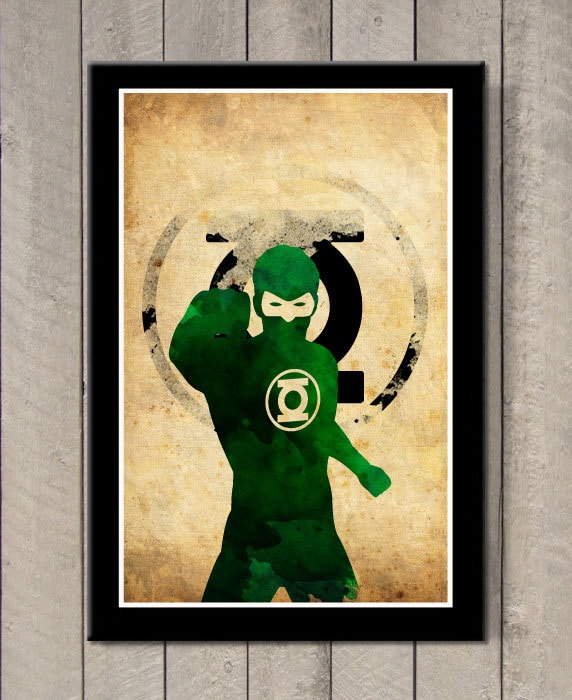 Green Lantern Logo Stencil