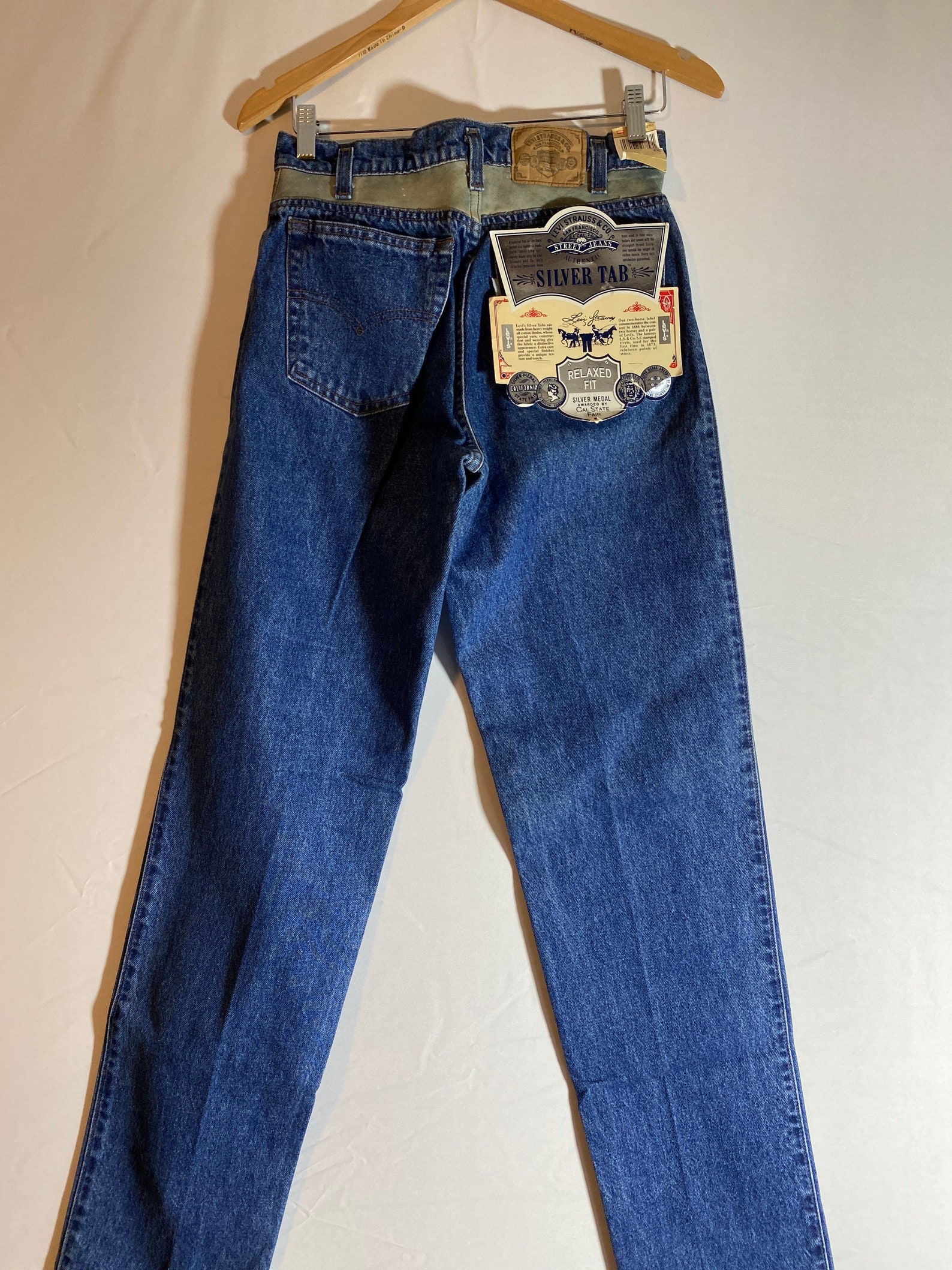 Levis Silver Tab Jeans 31x34 Made in USA NWT Etsy