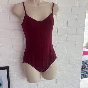 vintage 80s leotard woman’s one piece bodysuit size large
