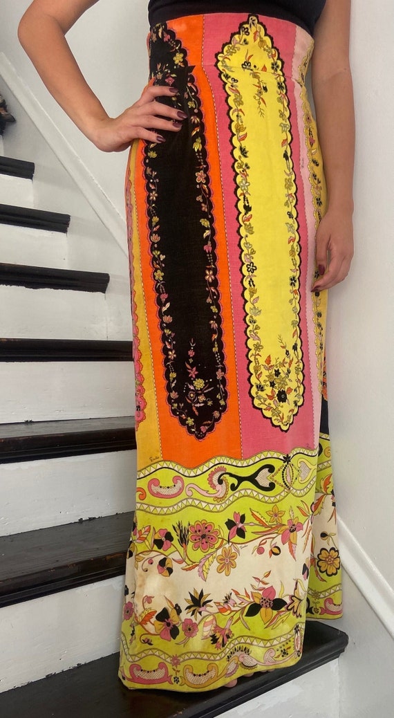 Vintage 60s Emilio Pucci for saks fifth Avenue vel