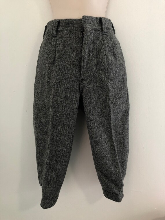 1930s 1940s vintage wool knickers cropped pants Wo