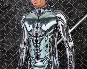 Halloween Costume For Man, Robot Costume Men, Halloween Costumes, Halloween Clothing Men, Robotic Costume, Cosplay Costume Men, BADINKA