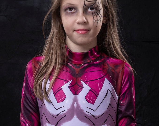 Venom Halloween Costume Girls Superhero Halloween Costume Etsy