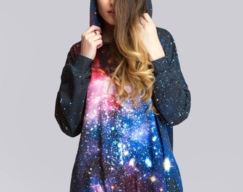 Galaxy Adult Onesie, Galaxy Onesie, Galaxy Jumpsuit, Womens Onesie, Adult Pajama, Womens Jumpsuit, Onesie Pajama, Plus Size Jumpsuit