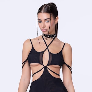 Vestido de fiesta para mujer, vestido sexy negro para mujer, vestido corto para fiesta, atuendo sexy para festival para mujer, vestido sexy de malla, vestido para fiesta para mujer