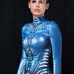 Alien Costume Women, Halloween Costume Women, Women Halloween Bodysuit, Aerial Costume, Cyberpunk Costume Women, BADINKA, Couple Costume