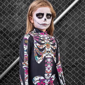 Skeleton Costume Kids Kids Skeleton Costume Girls Skeleton - Etsy