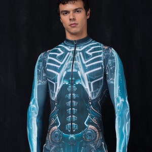 Mens Halloween Costumes, Male Halloween Costumes, Cyborg Costume Men, Cyber Costume For Men, Halloween Adult Costume, Best Halloween Costume