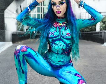 Halloween Costume Womens, Adult Halloween Costume, Zombie Costume, Sexy Cosplay Costume, Womens Halloween Costume, Costumes for Women