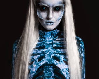 Game of Thrones Costume, White Walker Costume, Festival Clothing, Night King Costume, Skeleton Costume, Cosplay Costume, Anime Clothing
