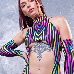 Rave Outfit, Rave Leotard, Rave Catsuit, Festival Catsuit, Sexy Catsuit, Festival Clothing Woman, Festival Leotard, Psy Festival Bodysuit