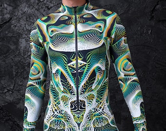 Déguisement rave pour hommes, tenue festival pour hommes, vêtements rave pour hommes, vêtements LGBTQ, déguisement Burning Man pour hommes, justaucorps festival hommes, body homme sexy
