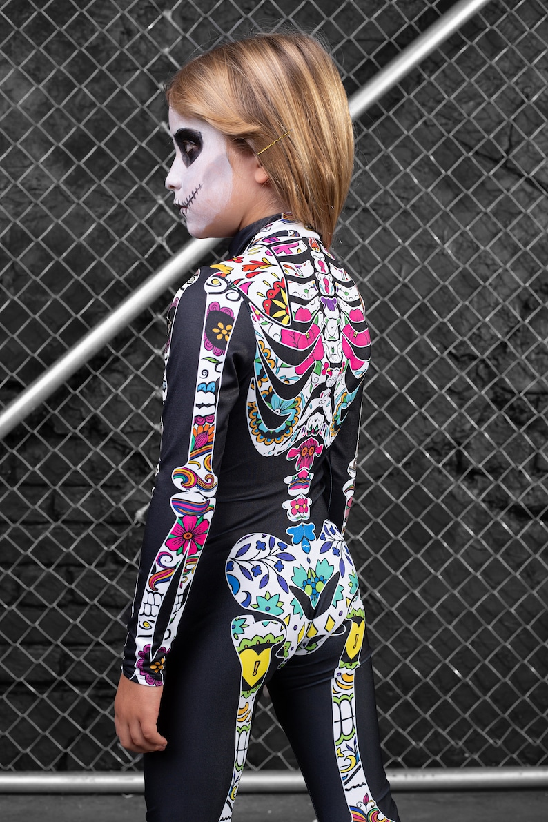 Diamond Skeleton Girl Childrens Costume main image 0