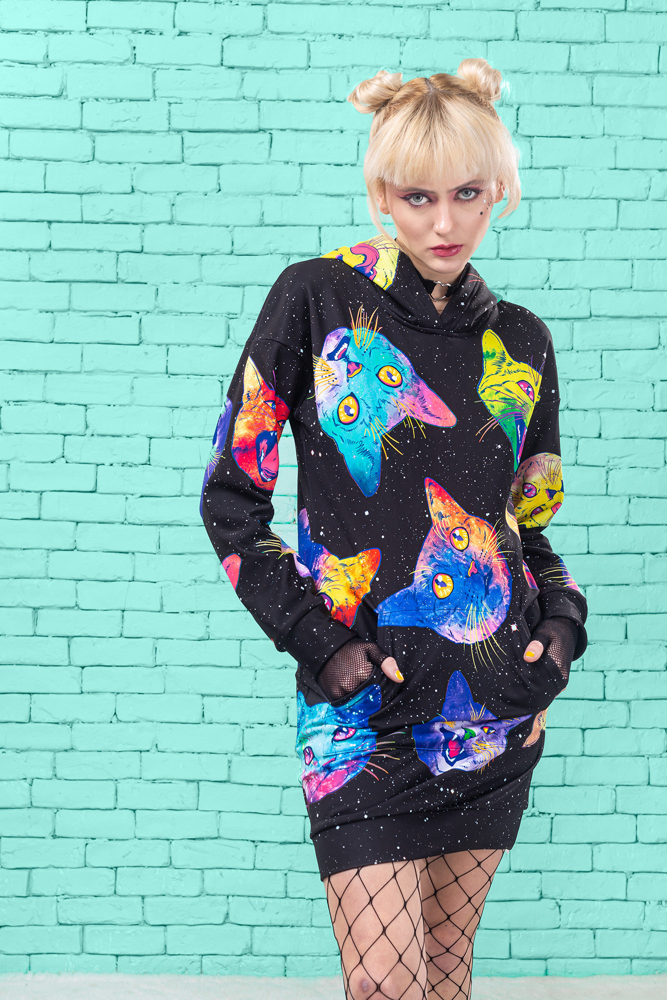 galaxy cat sweater