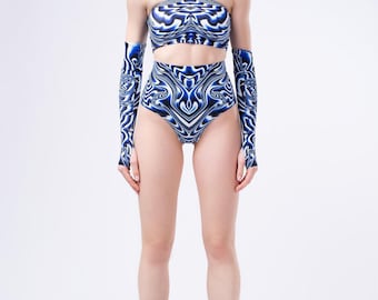 Sexy Rave Outfit, Rave Clothing, Rave Wear, Sexy Rave Outfit, Rave Tank Top, Rave Shorts, Rave Gloves, Summer Rave Set, Rave Outfit Women