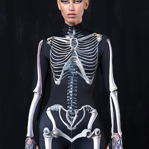 Skeleton Costume Woman, Womens Halloween Costume, Halloween Adult Bodysuit, Halloween Skeleton Costume, Cosplay Costume Women, Sexy Costume