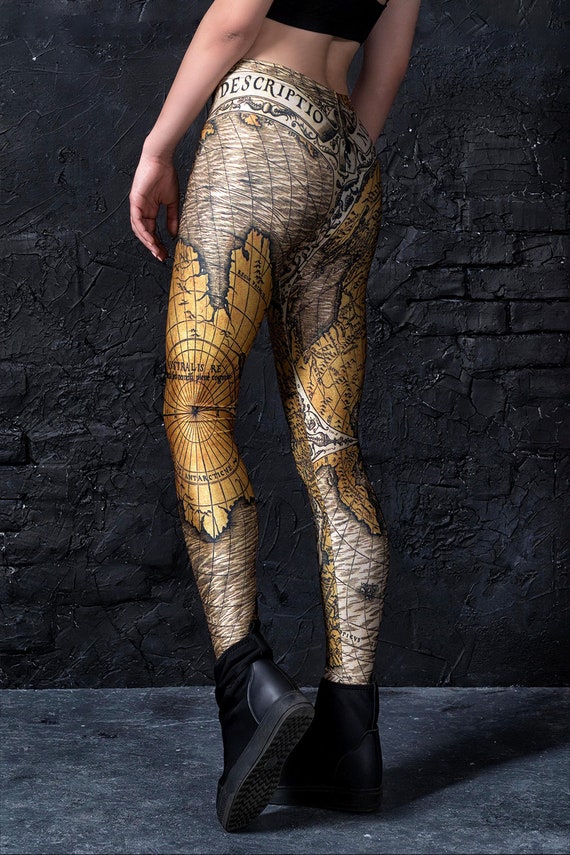 Printed Leggings Women Leggings Funky Leggings Women Crazy Etsy Canada