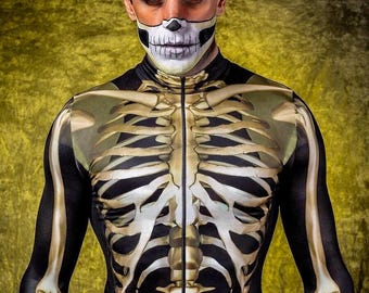 Skeleton Costume, Skeleton Costume Men, Halloween Costume Men, Mens Halloween Costume, Skeleton Bodysuit Men, Halloween Adult Costume Men