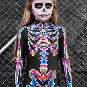 Rainbow Skeleton Costume, Girls Halloween Costume, Halloween Costumes Kids, Toddler Halloween Costume Girl, Kids Costumes, Family Costumes