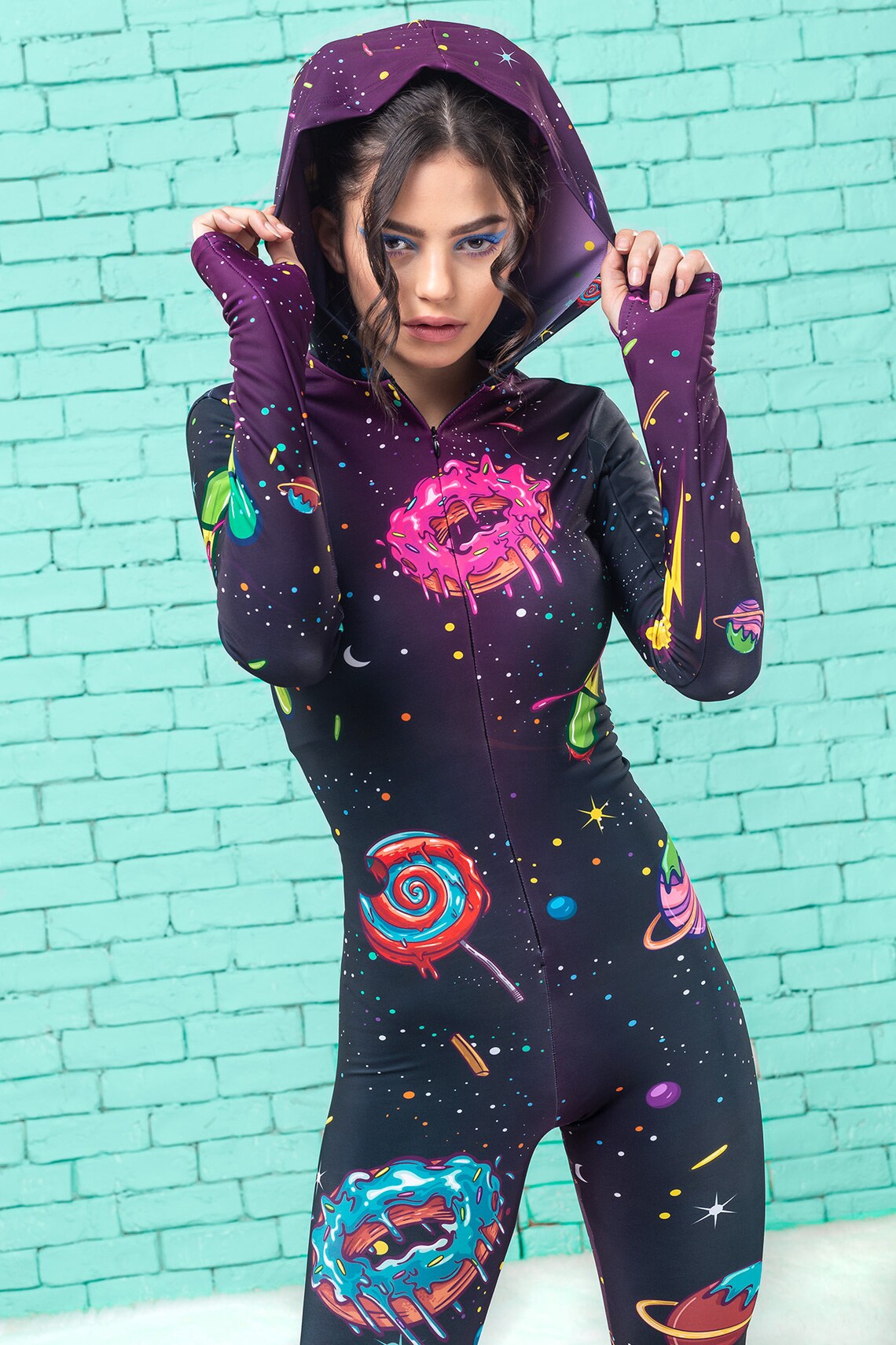 Galaxy Jumpsuit Galaxy Onesie Galaxy Clothing Burning Man Etsy