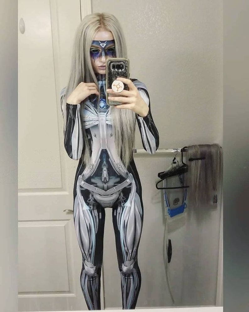 Halloween Costume Women, Sexy Cosplay Costume Women, Robot Costume Wome...