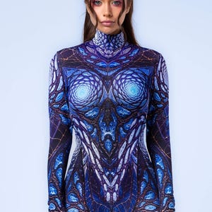 Performance Costume, Rave Bodysuit Woman, Festival Costume Woman, Womens Sexy Bodysuit, Festival Outfit Women, Rave Wear Woman, Rave Outfit
