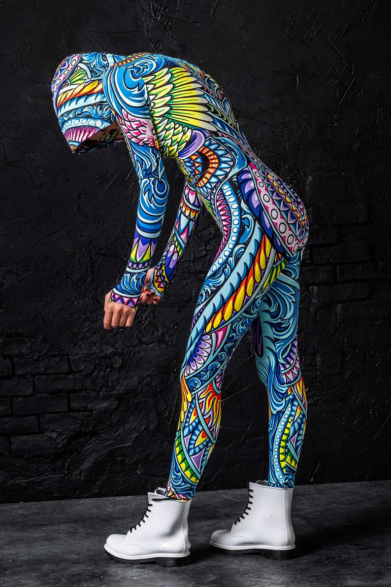 Rave Bodysuit Woman Festival Bodysuit Burning Man Clothing Etsy India
